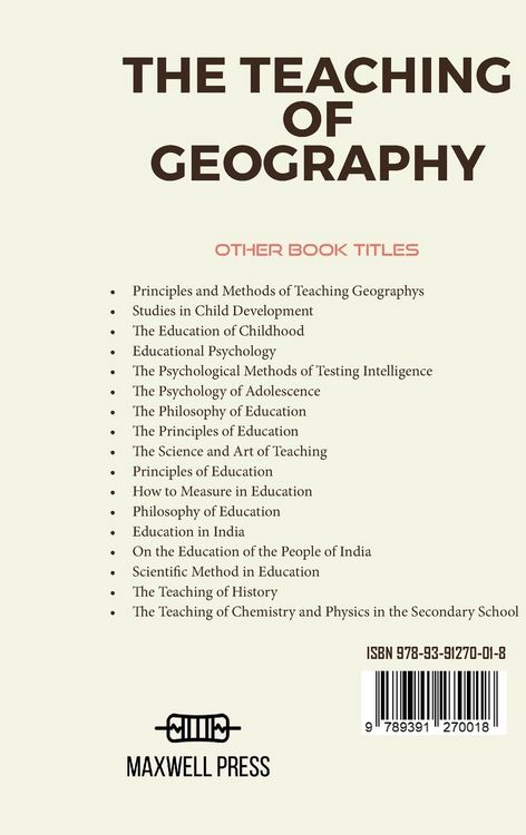 Produktbild: The Teaching of Geography