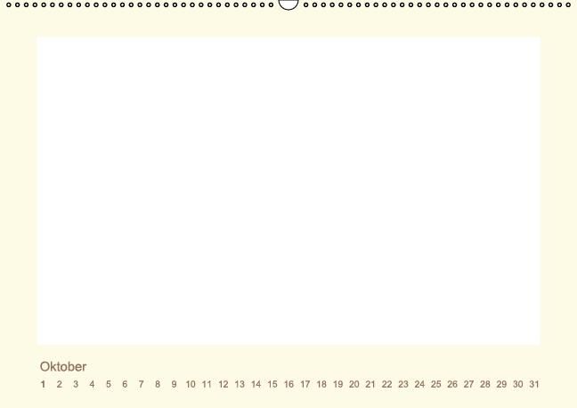 Produktbild: Immerw&auml;hrender Kalender zum selber Gestalten (Wandkalender immerw&auml;hrend DIN A2 quer)