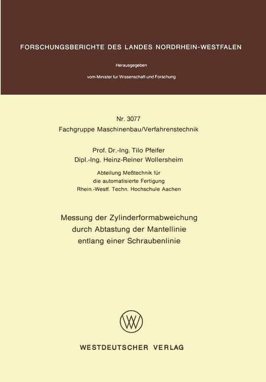 Produktbild: Messung der Zylinderformabweichung durch Abtastung der Mantellinie entlang einer Schraubenlinie