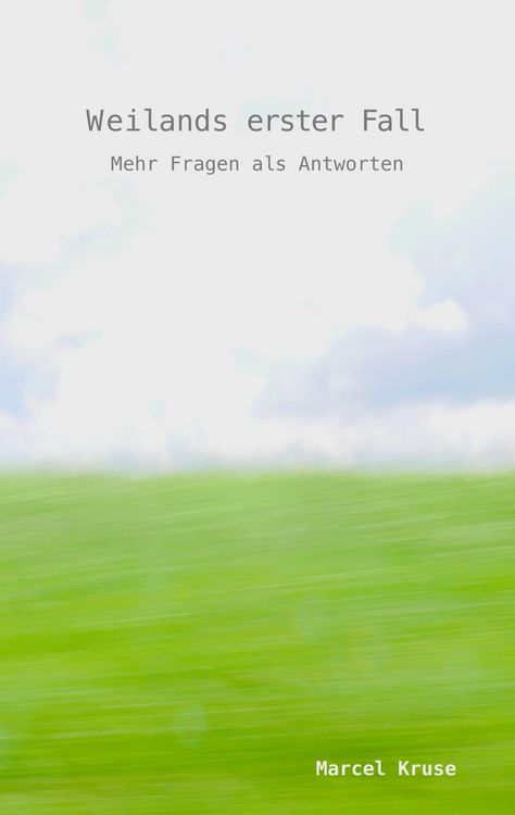 Produktbild: Weilands erster Fall