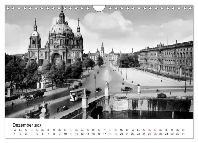 Produktbild: Gr&uuml;&szlig;e aus dem alten Berlin (Wandkalender 2027 DIN A4 quer), CALVENDO Monatskalender