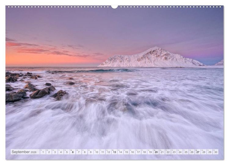 Produktbild: Traumziel Lofoten (Wandkalender 2026 DIN A2 quer), CALVENDO Monatskalender