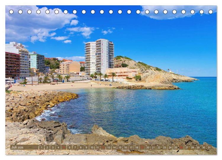 Produktbild: Costa del Azahar - Spaniens Orangenbl&uuml;tenk&uuml;ste (Tischkalender 2026 DIN A5 quer), CALVENDO Monatskalender