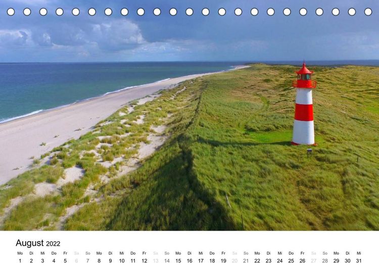 Produktbild: Sylt Impressionen aus der Luft (Tischkalender 2022 DIN A5 quer)