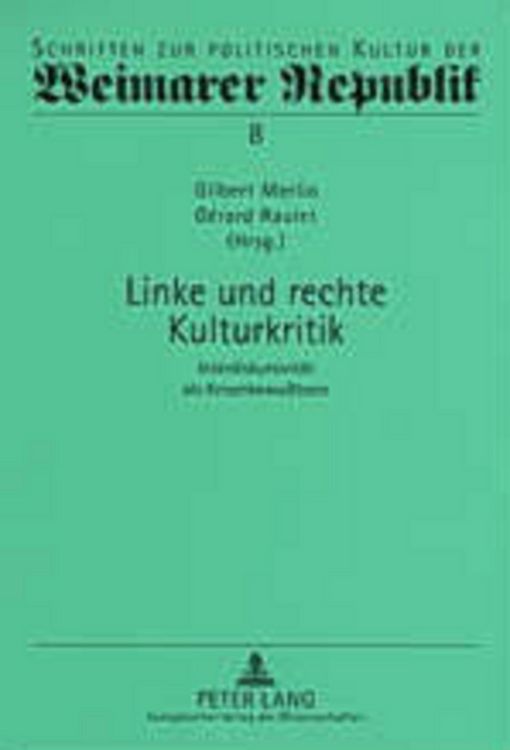 Produktbild: Linke und rechte Kulturkritik
