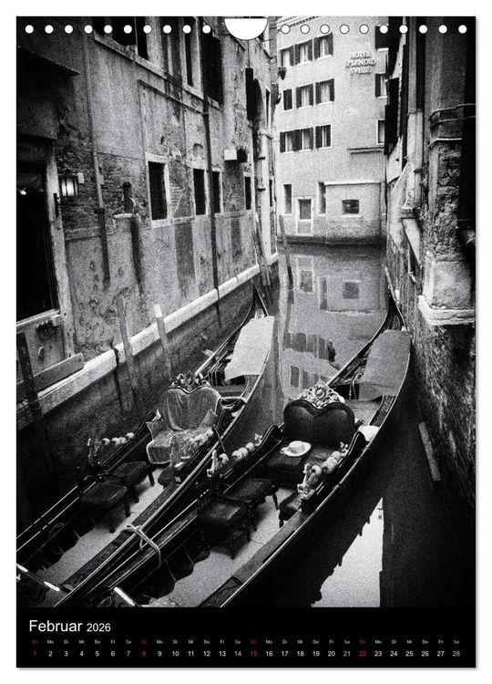 Produktbild: Venice Noir - Das etwas andere Venedig (Wandkalender 2026 DIN A4 hoch), CALVENDO Monatskalender