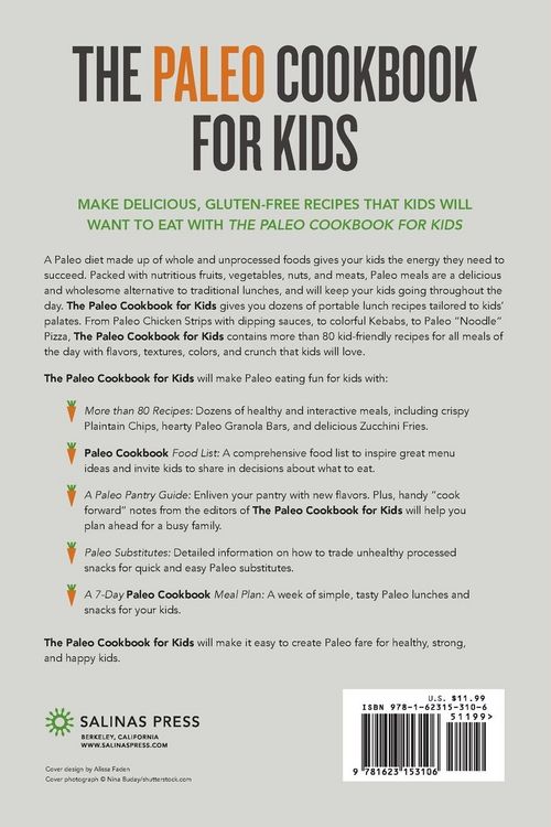 Produktbild: The Paleo Cookbook for Kids