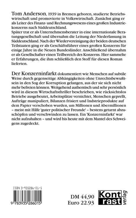 Produktbild: Der Konzerninfarkt