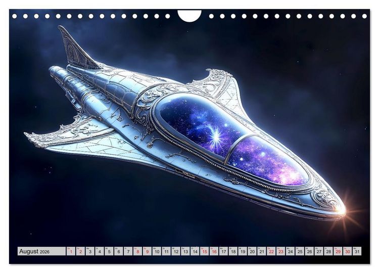 Produktbild: Kosmische Extravaganz (Wandkalender 2026 DIN A4 quer), CALVENDO Monatskalender