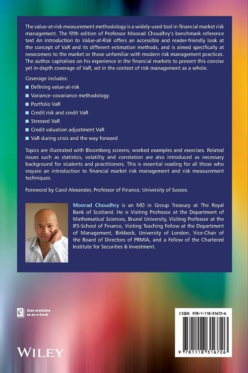 Produktbild: An Introduction to Value-at-Risk, Fifth Edition