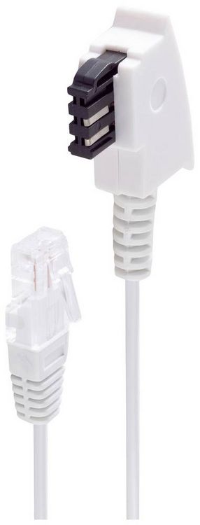 Produktbild: Shiverpeaks DSL Anschlusskabel [1x TAE-F-Stecker - 1x RJ45-Stecker 8p2c] 0.5m Wei&szlig;