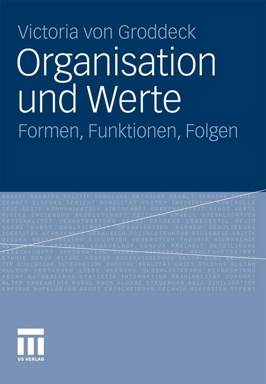 Produktbild: Organisation und Werte