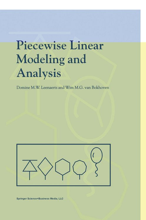 Produktbild: Piecewise Linear Modeling and Analysis