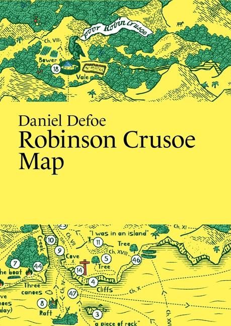 Produktbild: Daniel Defoe, Robinson Crusoe Map