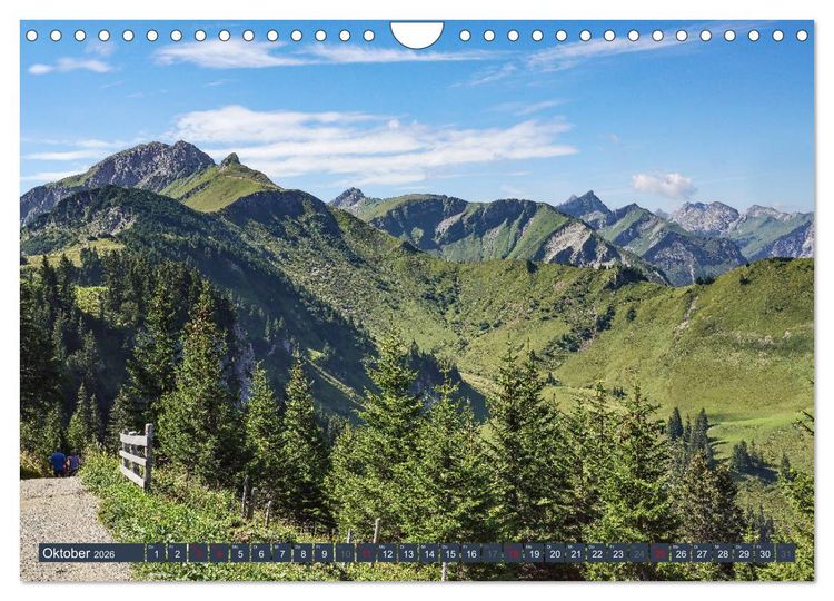 Produktbild: Allg&auml;uer Bergidyll (Wandkalender 2026 DIN A4 quer), CALVENDO Monatskalender