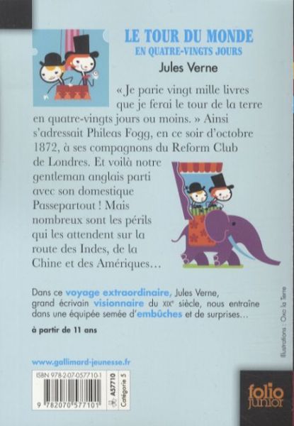 Produktbild: Le tour du monde en quatre-vingts Jours (80 jours)