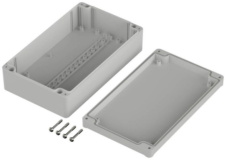 Produktbild: Bopla EUROMAS EM 214 F-LP 62214400 Outdoor-Geh&auml;use 200 x 120 x 57 Polycarbonat Hellgrau 1 St.