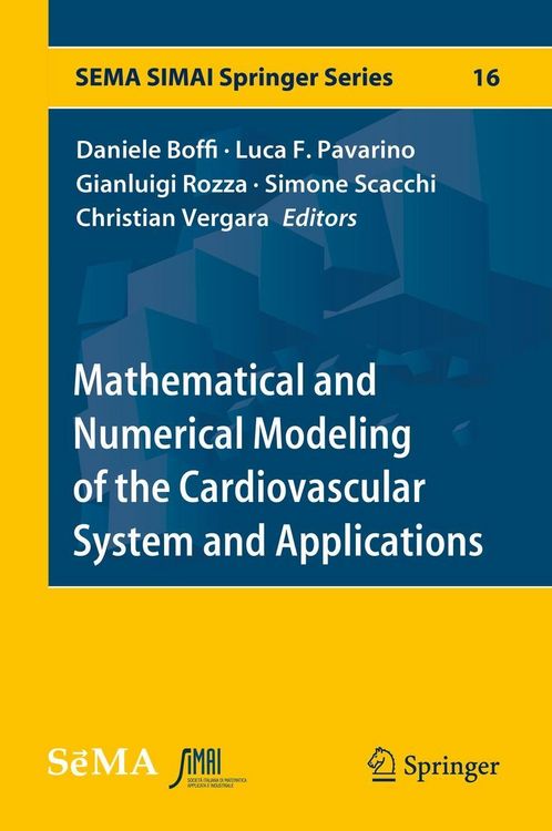 Produktbild: Mathematical and Numerical Modeling of the Cardiovascular System and Applications