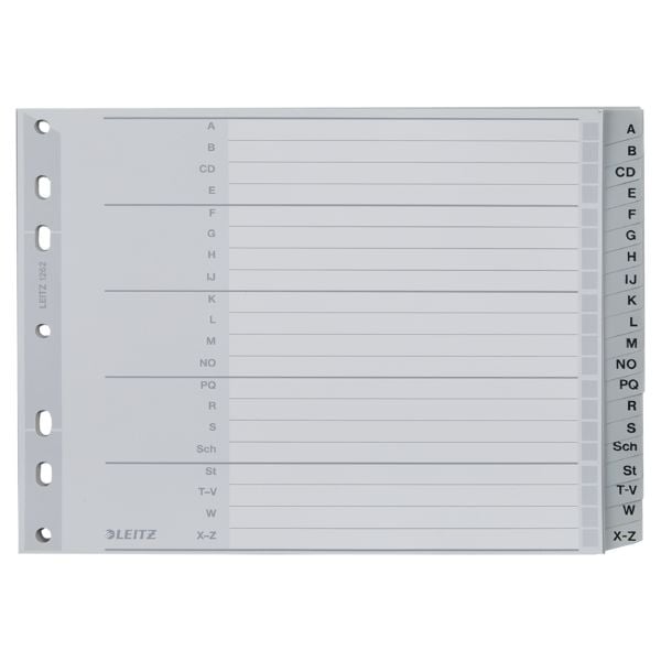 Produktbild: Leitz Register A-Z, Plastik