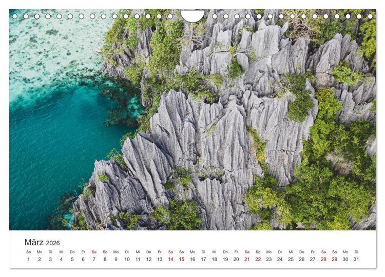 Produktbild: Philippinen - Eine Reise ins Paradies. (Wandkalender 2026 DIN A4 quer), CALVENDO Monatskalender