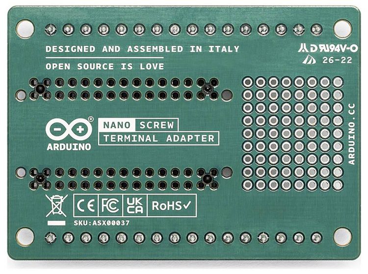 Produktbild: Arduino ASX00037 Adapter Nano Screw Terminal Adapter Nano