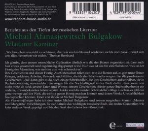Produktbild: Michail Afanasjewitsch Bulgakow - Berichte aus den Tiefen der russischen Literatur, 2 Audio-CDs