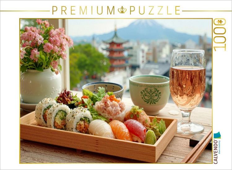 Produktbild: CALVENDO Puzzle Sushi - Genuss ohnegleichen | 1000 Teile Lege-Gr&ouml;&szlig;e 64x48cm Foto-Puzzle f&uuml;r gl&uuml;ckliche Stunden