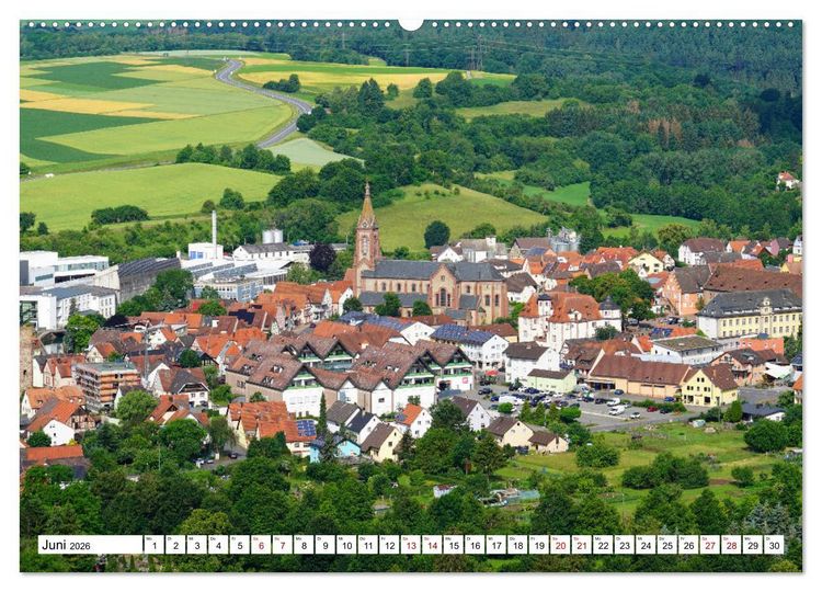 Produktbild: Hardheim und Umgebung (Wandkalender 2026 DIN A2 quer), CALVENDO Monatskalender