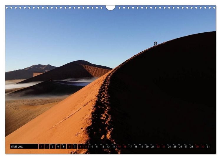 Produktbild: Namibie Rouge et Or (Calendrier mural 2027 DIN A3 vertical), CALVENDO calendrier mensuel