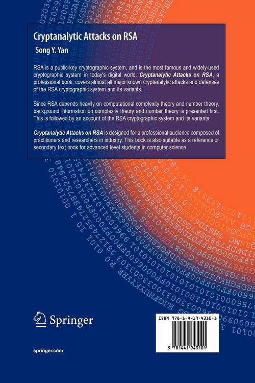Produktbild: Cryptanalytic Attacks on RSA