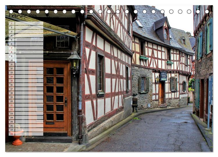 Produktbild: Von Lahnstein bis R&uuml;desheim - Am wundersch&ouml;nen Mittelrhein (Tischkalender 2026 DIN A5 quer), CALVENDO Monatskalender
