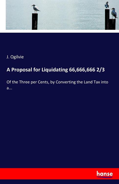 Produktbild: A Proposal for Liquidating 66,666,666 2/3