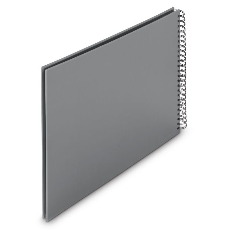 Produktbild: Hama Spiral Album Fine Art steingrau 36x32cm 50 schwarze Seiten