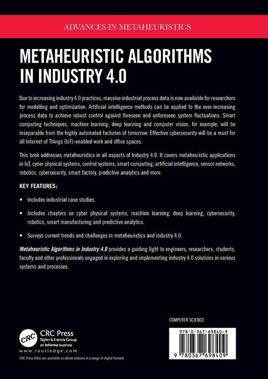 Produktbild: Metaheuristic Algorithms in Industry 4.0