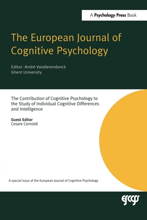Produktbild: The Contribution of Cognitive Psychology to the Study of Individual Cognitive Differences and Intelligence