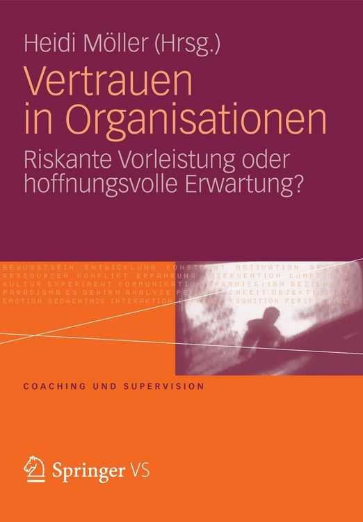 Produktbild: Vertrauen in Organisationen