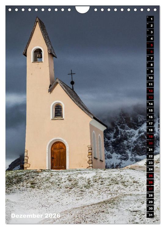 Produktbild: Dolomiten. Italien (Wandkalender 2026 DIN A4 hoch), CALVENDO Monatskalender
