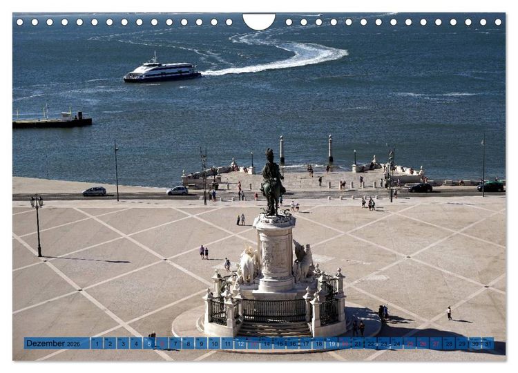 Produktbild: BlickPunkt Lissabon (Wandkalender 2026 DIN A4 quer), CALVENDO Monatskalender