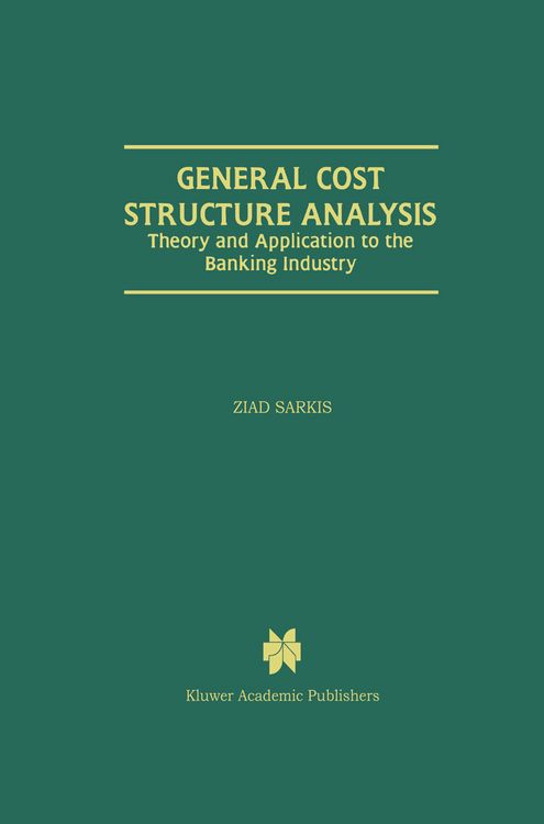 Produktbild: General Cost Structure Analysis