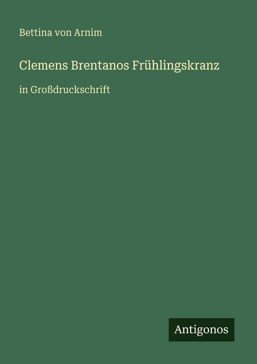 Produktbild: Clemens Brentanos Fr&uuml;hlingskranz