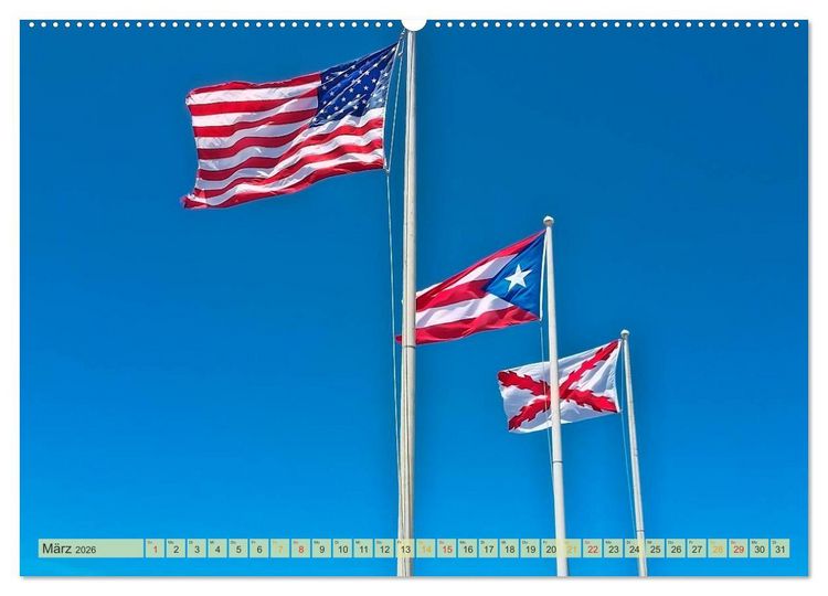 Produktbild: Die gro&szlig;en Antillen - Puerto Rico (Wandkalender 2026 DIN A2 quer), CALVENDO Monatskalender