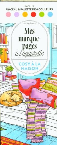 Produktbild: Mes marque-pages &agrave; l'aquarelle : cosy &agrave; la maison