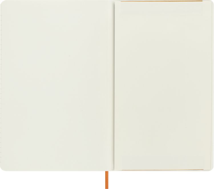 Produktbild: Moleskine Vegea Capri Notizbuch Large/A5 liniert weicher Einband orange in Box