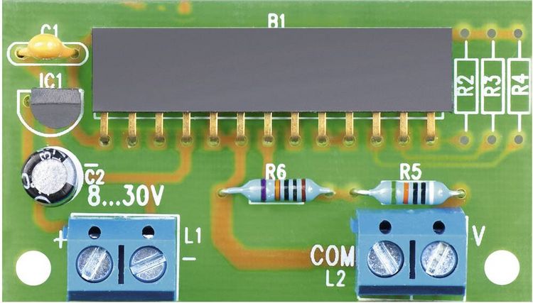 Produktbild: VOLTCRAFT RE395C Passender Messbereichsadapter f&uuml;r Panel-Meter 70004 Passend f&uuml;r (Details) LCD-Panelmeter70004, 12 15 41