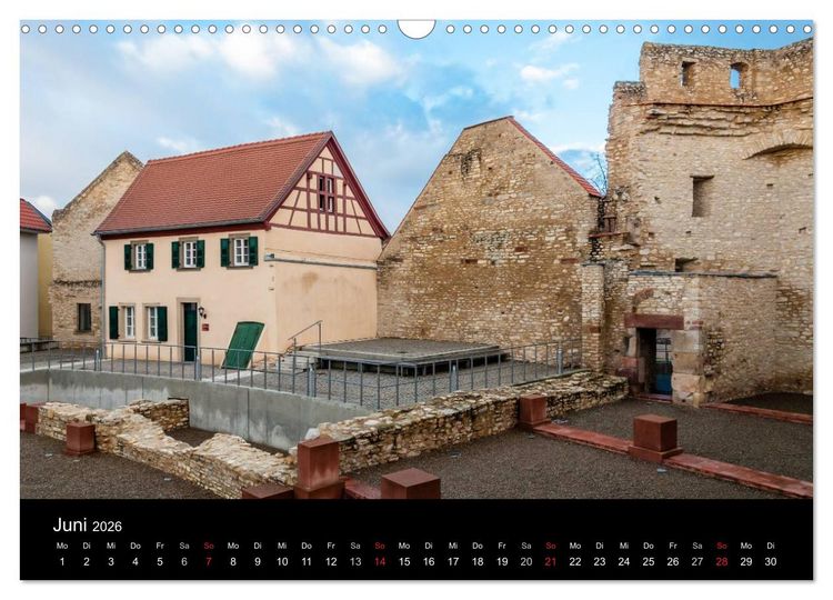 Produktbild: Ingelheim - Stadt des Rotweins und der Kaiserpfalz - Teil I (Wandkalender 2026 DIN A3 quer), CALVENDO Monatskalender