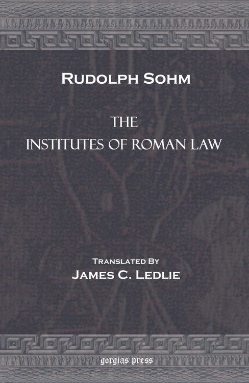 Produktbild: The Institutes of Roman Law