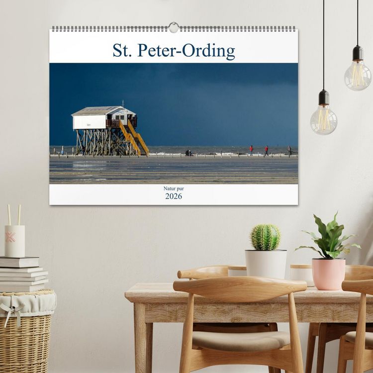 Produktbild: St. Peter-Ording - Natur pur (Wandkalender 2026 DIN A2 quer), CALVENDO Monatskalender