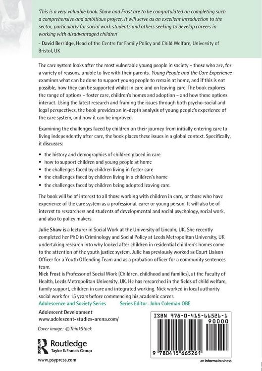 Produktbild: Young People and the Care Experience