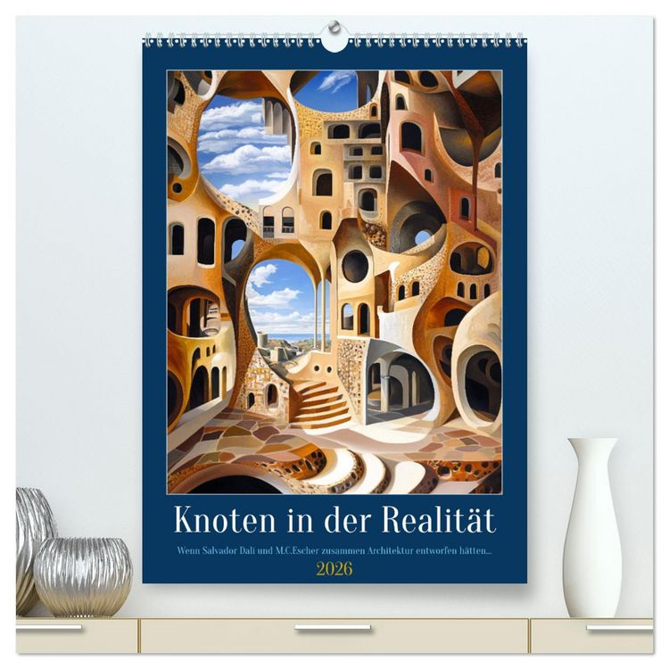 Produktbild: Knoten in der Realit&auml;t (hochwertiger Premium Wandkalender 2026 DIN A2 hoch), Kunstdruck in Hochglanz