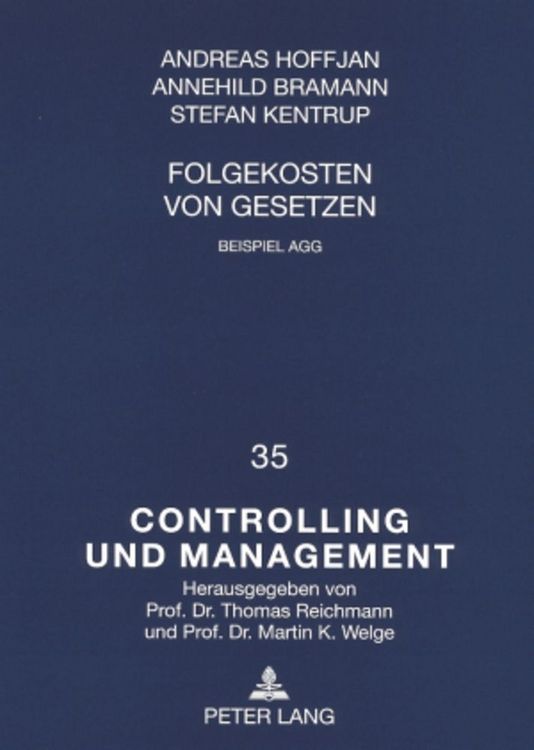 Produktbild: Folgekosten von Gesetzen